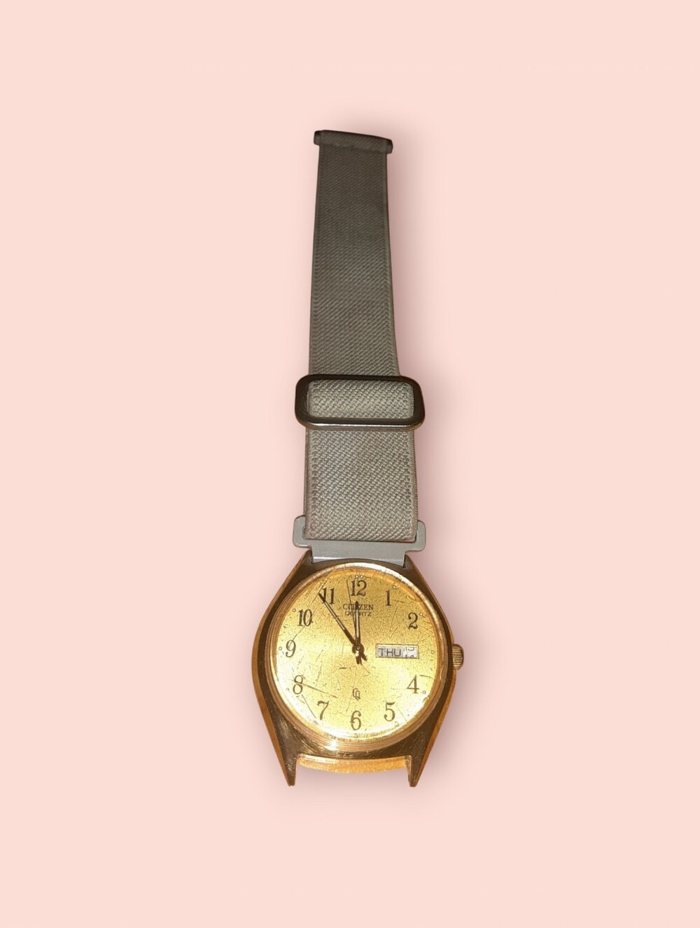 Vintage Citizen Quartz Gold Tone Watch CQ